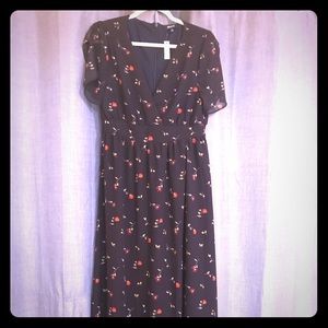 NWT Tulip-Sleeve Madewell Maxi Dress